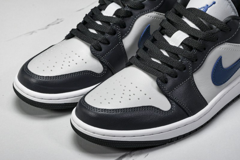 Jordan 1 Low Anthracite Industrial Blue