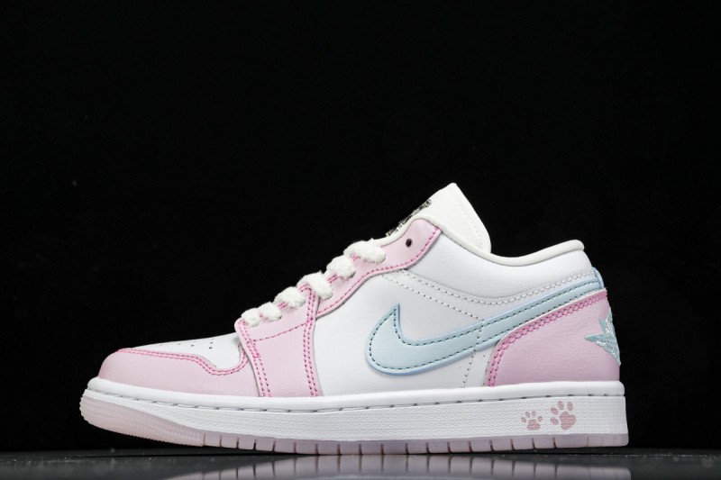 Jordan 1 Low SE Paw Print Pink Foam