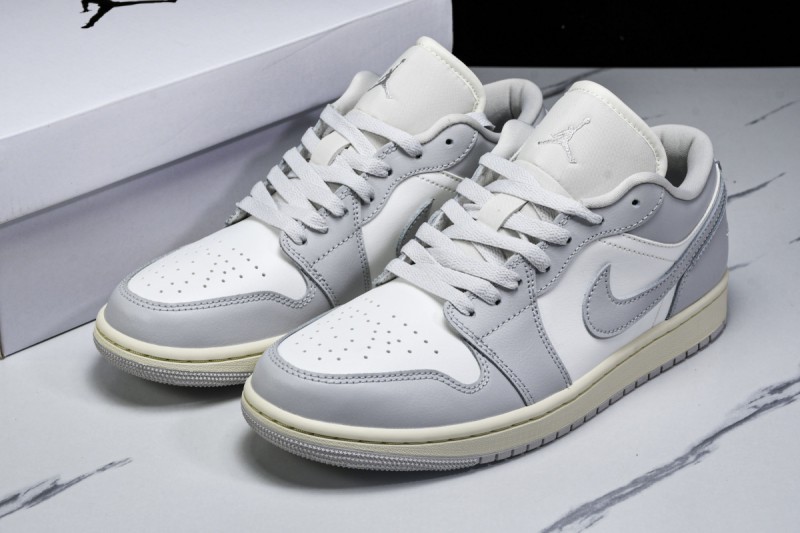 Jordan 1 Low Coconut Milk Neutral Grey