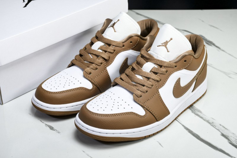 Jordan 1 Low Archaeo Brown White