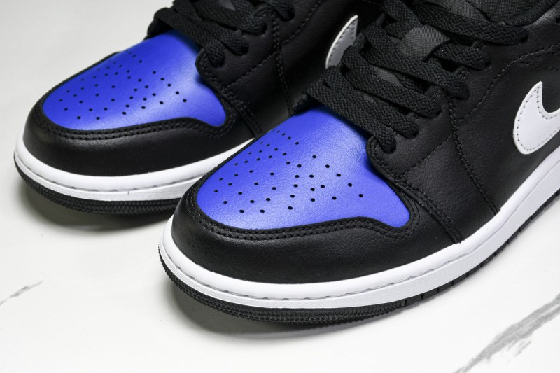 Jordan 1 Low Black Royal Toe