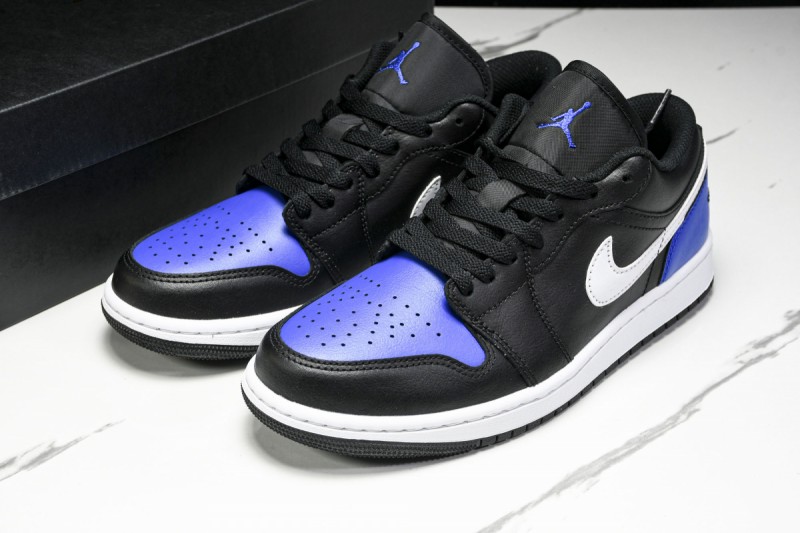 Jordan 1 Low Black Royal Toe